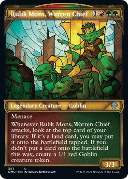 Rulik Mons, Warren Chief (Textured Foil) [DMU - 357]