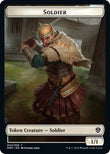 Soldier // Emblem - Jaya, Fiery Negotiator Double-Sided Token