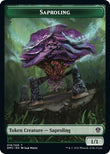 Saproling // Badger Double-Sided Token