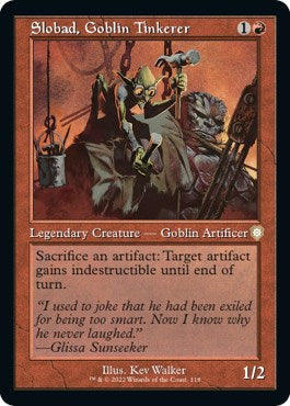 Slobad, Goblin Tinkerer (Retro Frame) [BRC - 118]