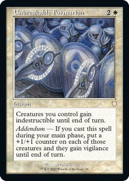 Unbreakable Formation (Retro Frame) [BRC - 78]