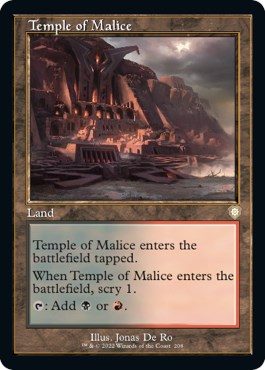 Temple of Malice (Retro Frame) [BRC - 208]