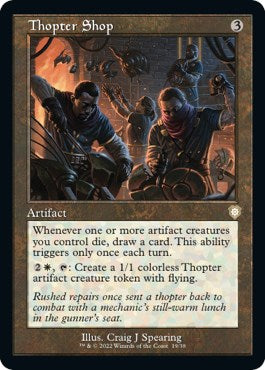 Thopter Shop (Retro Frame) [BRC - 19]