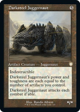 Darksteel Juggernaut (Retro Frame) [BRC - 137]