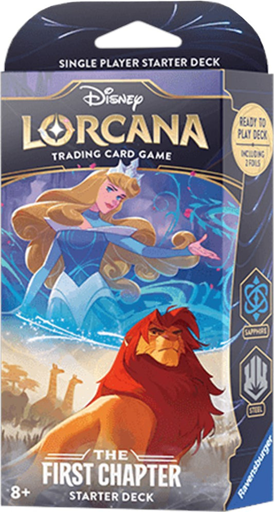 Disney Lorcana: The First Chapter Starter Deck (Sapphire & Steel) [1 - 000]