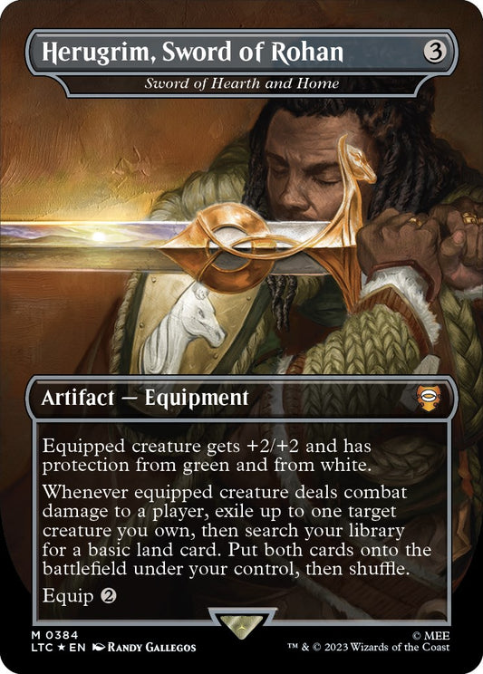 Herugrim, Sword of Rohan - Sword of Hearth and Home (Surge Foil) [LTC - 384]