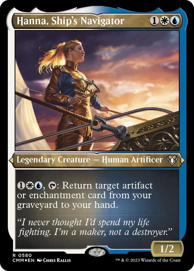 Hanna, Ship's Navigator (Foil Etched) [CMM - 580]