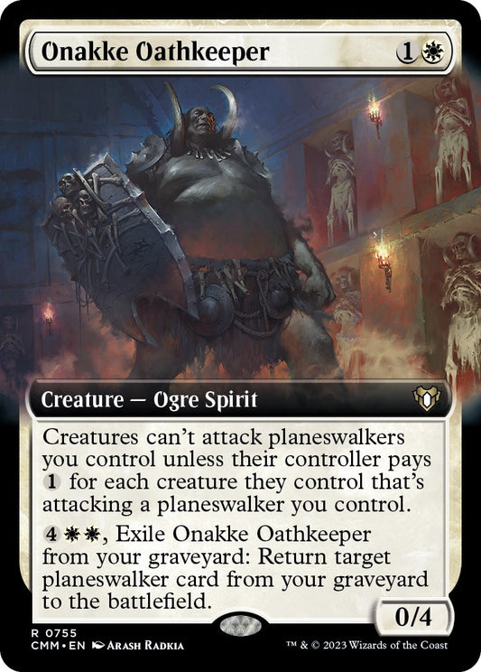 Onakke Oathkeeper (Extended Art) [CMM - 755]