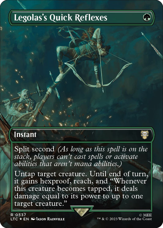 Legolas's Quick Reflexes (Borderless) (Surge Foil) [LTC - 537]
