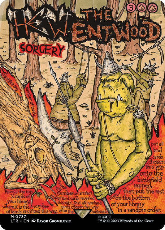 Hew the Entwood (Borderless Poster) [LTR - 737]