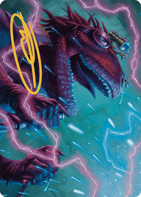 Kylox, Visionary Inventor Art Card (Gold-Stamped Signature)