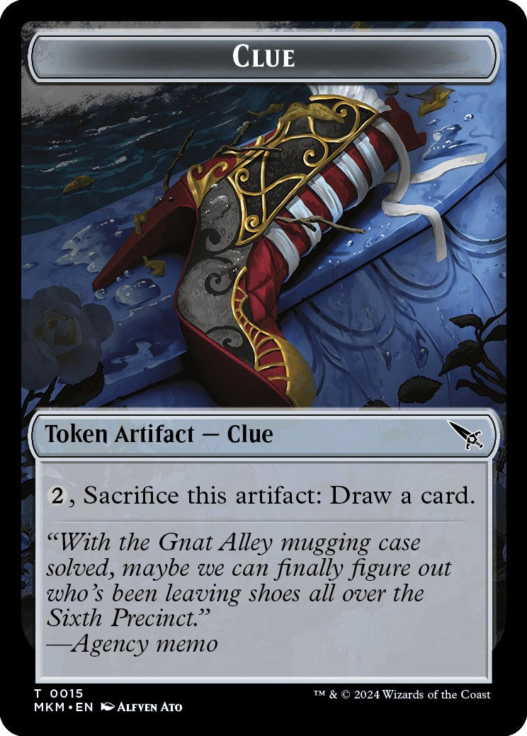 Clue (0015) // A 0042 Double-Sided Token [MKM - 15 // 42]
