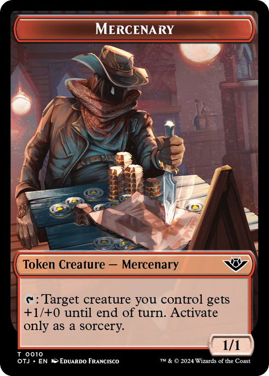 Mercenary // Elemental Double-Sided Token