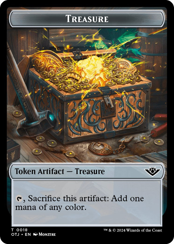 Treasure // Blood Double-Sided Token