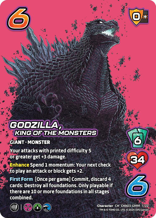 Godzilla, King of the Monsters [CHA03-GMM 1/22]