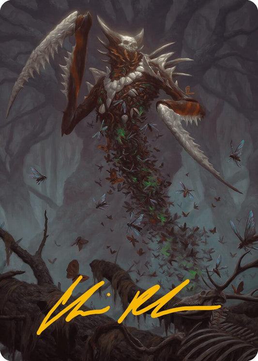 Grist, the Plague Swarm Art Card (Gold-Stamped Signature) [ASMH3 - 18]