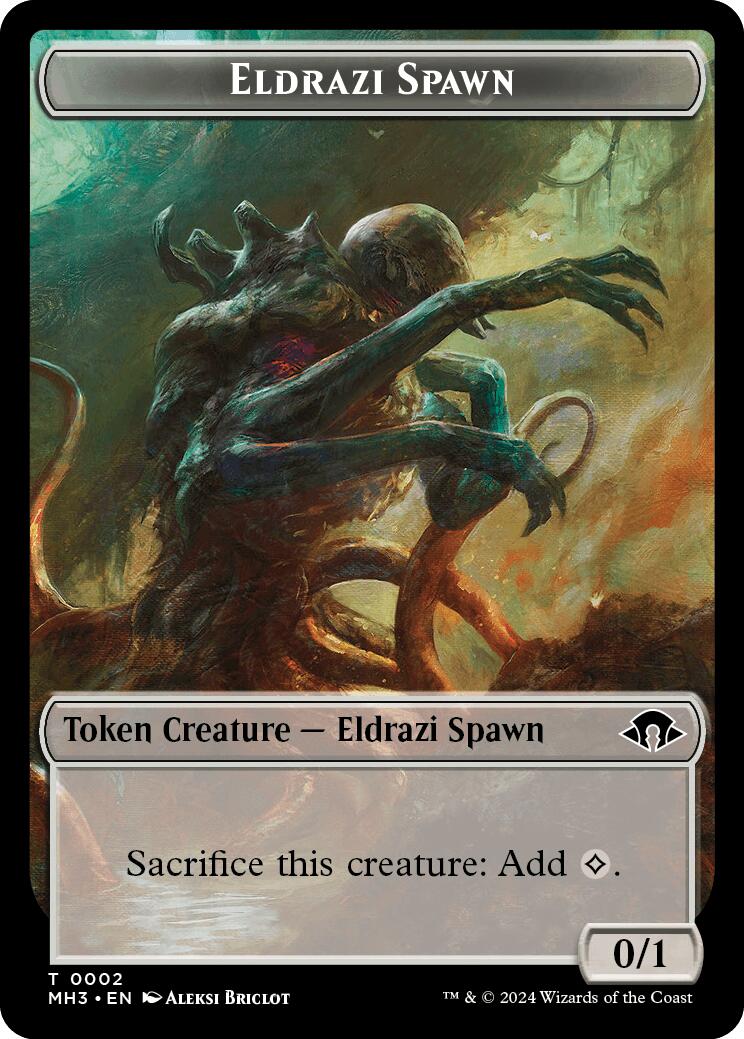 Eldrazi Spawn // Energy Reserve Double-Sided Token [MH3 - 2 // 36]
