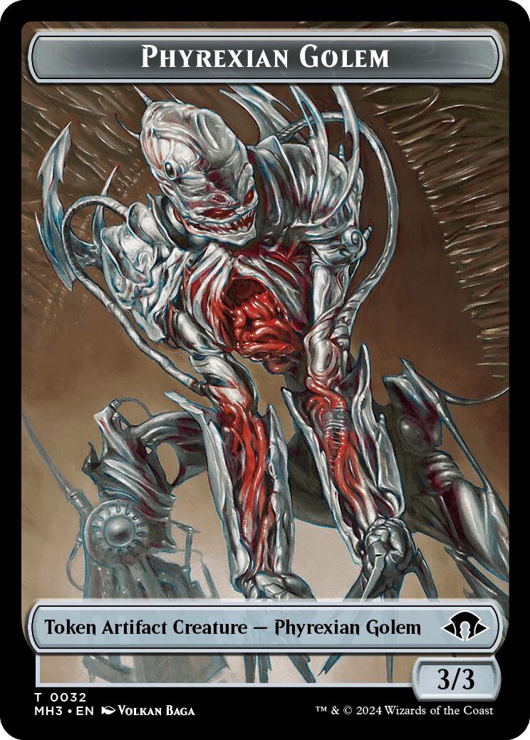 Phyrexian Golem Token [MH3 - 32]