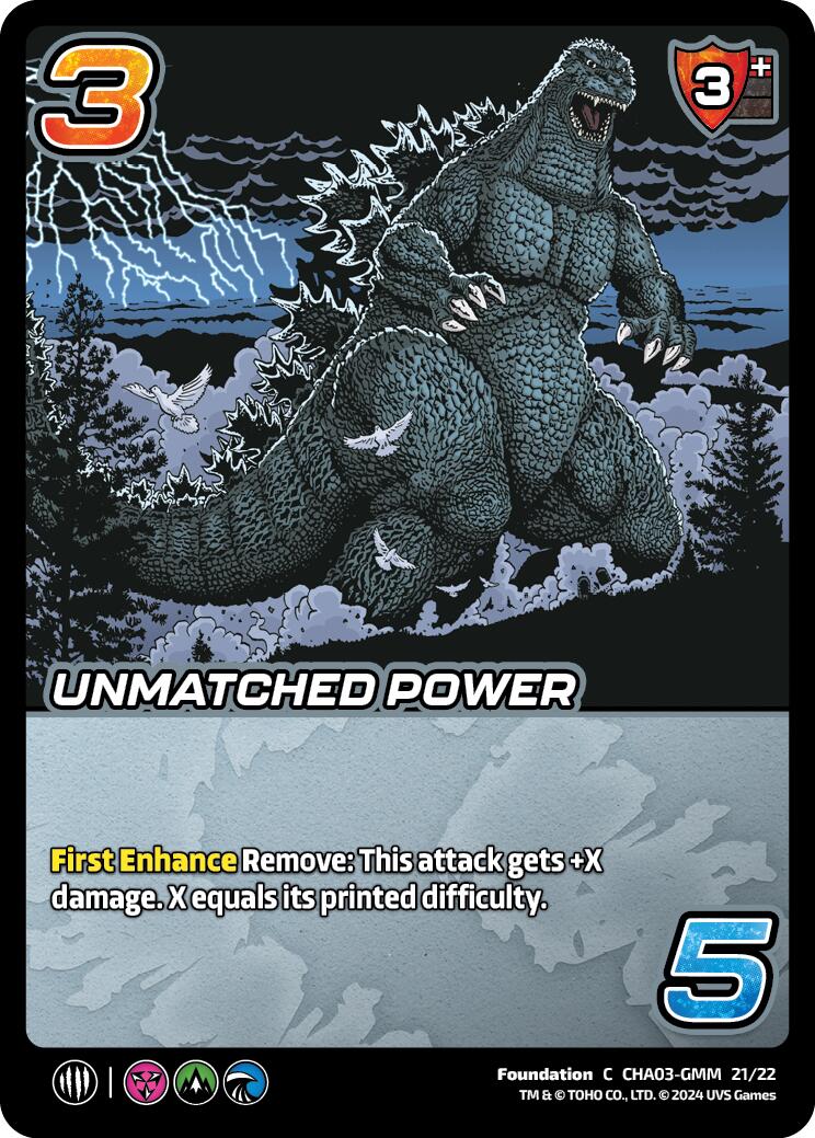 Unmatched Power [CHA03-GMM 21/22]