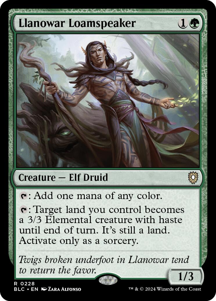 Llanowar Loamspeaker [BLC - 228]