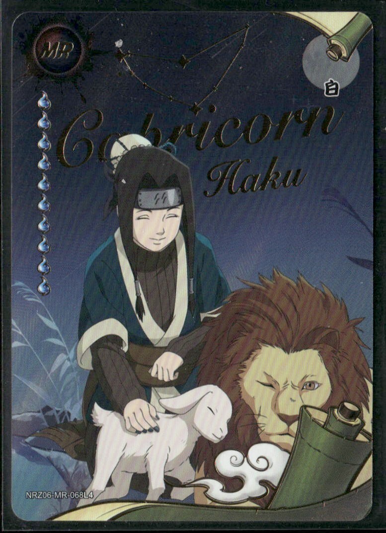 Haku NRZ06-MR-068L4 Naruto Kayou Card Tier 4 Wave 6 MR NM