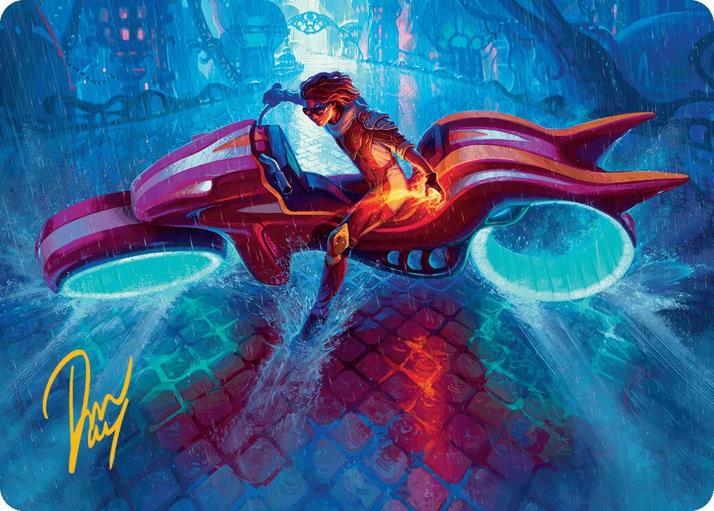 Chandra, Spark Hunter Art Card (Gold-Stamped Signature)