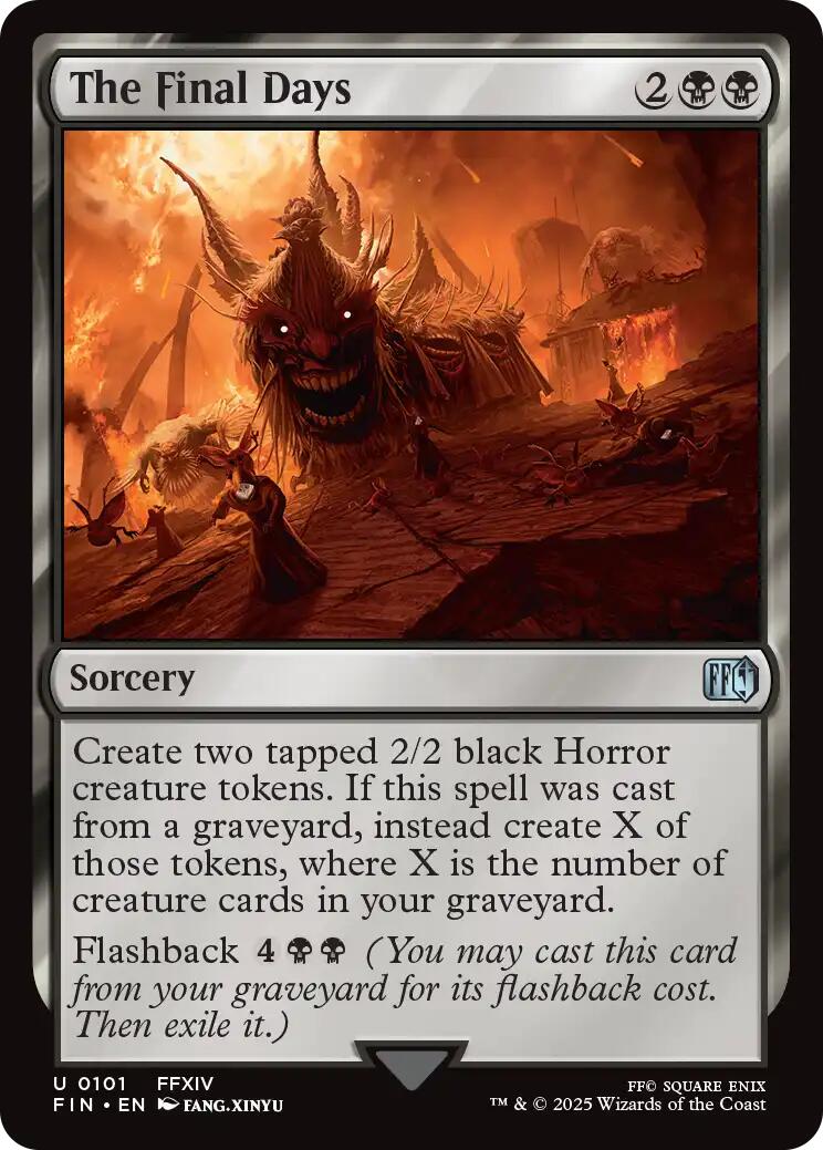 The Final Days [FIN - 101]