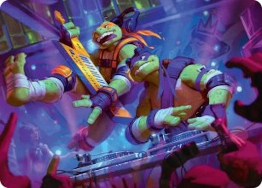 Mikey & Don, Party Planners Art Card