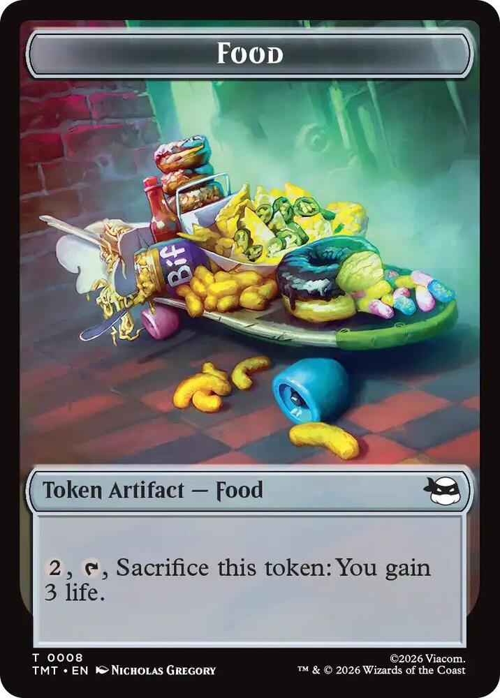 Insect Warrior // Food Double-Sided Token (Back)