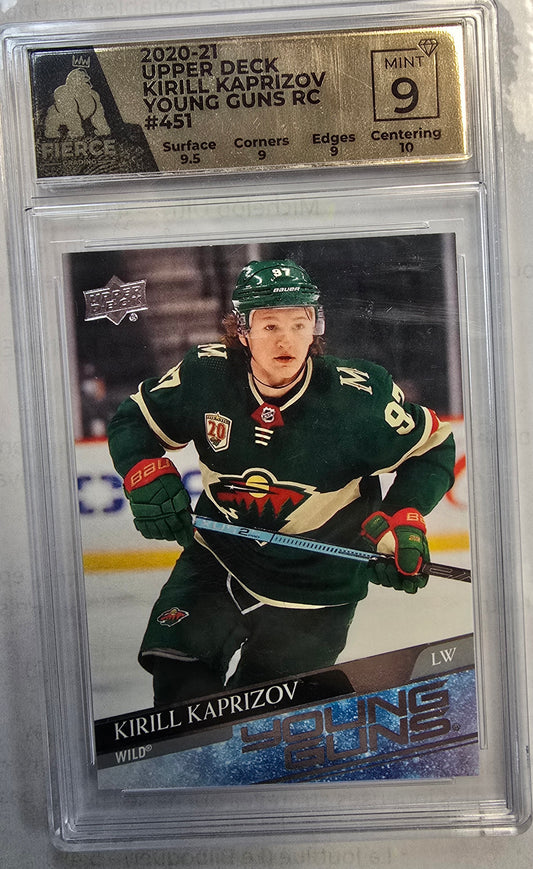 2020-21 Upper Deck #451 Kirill Kaprizov YG RC