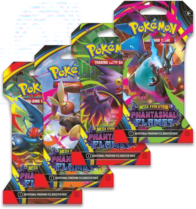 Sleeved Pokémon Phantasmal Flames Pack