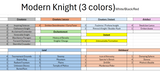 Modern Knight 3 color