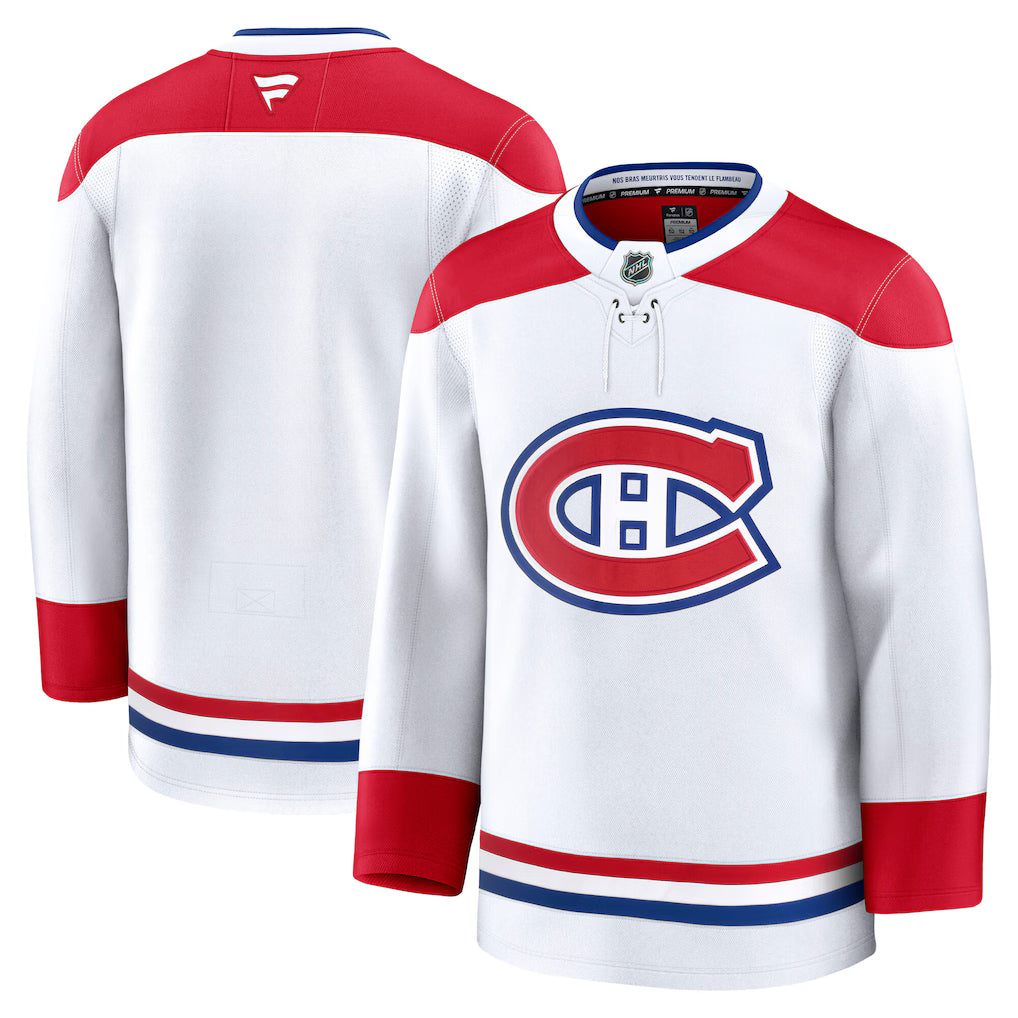 Canadiens de Montréal Fanatics Blanc- Maillot vierge