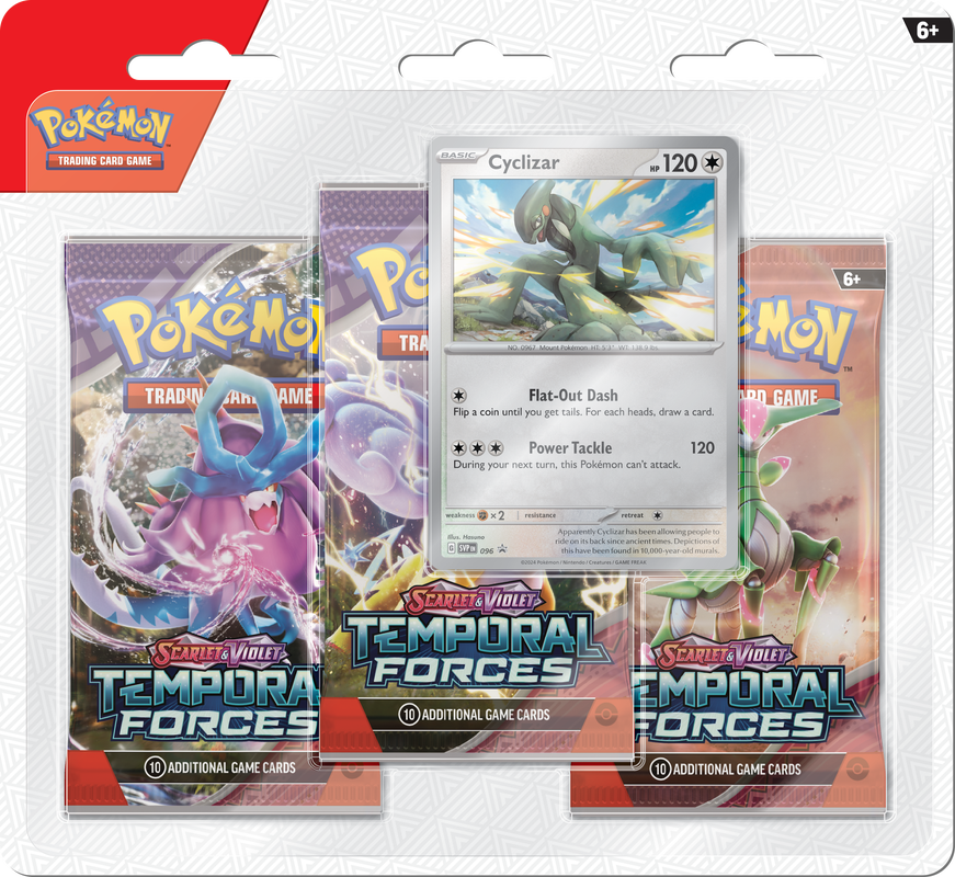 Pokémon : Temporal Forces - Cyclizar 3 Packs Blister