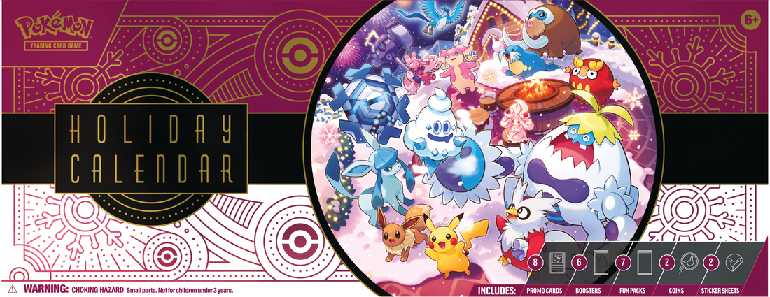 Pokémon :  Holiday Calendar 25 day TCG surprises !